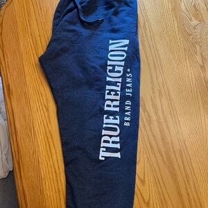 True Religion Navy Mens Sweatpants